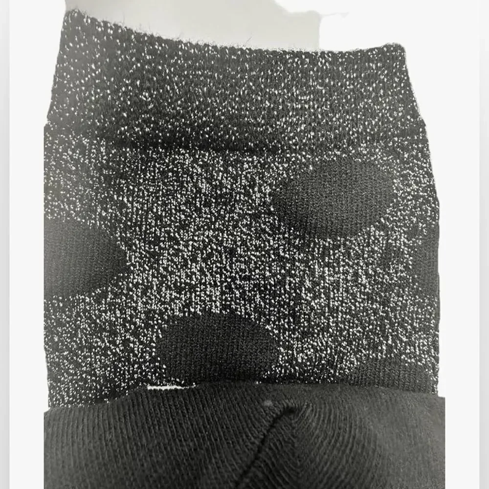 Kate Spade Crew Socks 3 Pair Black-Multi NWT